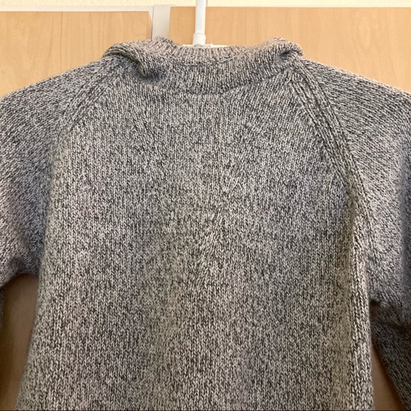 JOSEPH Mouline hooded mélange wool sweater XS - Picture 2 of 10